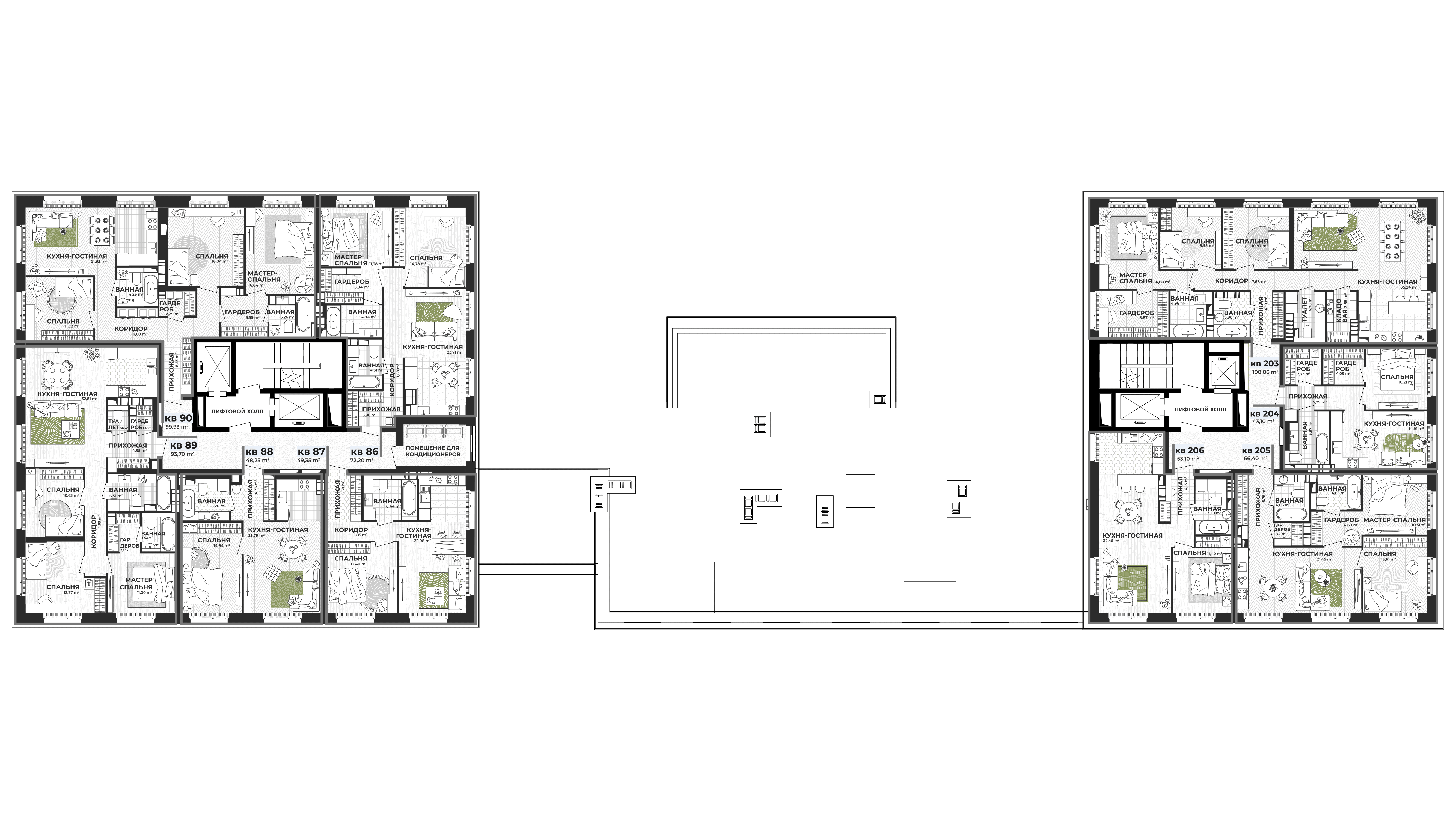 2-комнатная квартира, 72.2 кв.м, МОЖНО ПАРКОВЫЙ, изображение-2